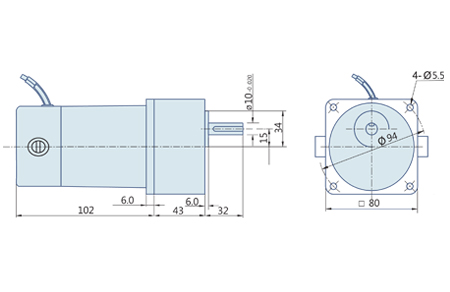 20 Watt : PMDC Geared Motor