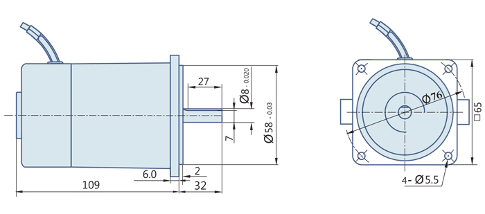 40 Watt : PMDC Motor