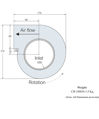 25 Watt : AC Geared Motor With Lead Wire