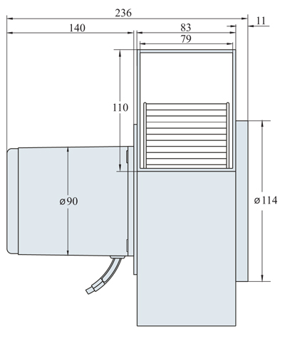 Centrifugal Blowers 90 Watt